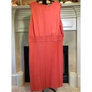 Croft & Barrow Women’s Coral Pink Tank Sundress Size 3XL NWT